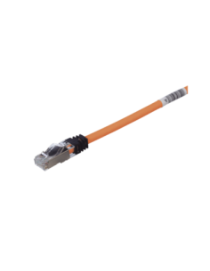 Patch Cord Cat6A, Blindado S/FTP, CM/LS0H, 7ft, Color Naranja