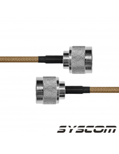 Jumper con Cable LP142 de 30 cm, con Conectores N Macho a N Macho.