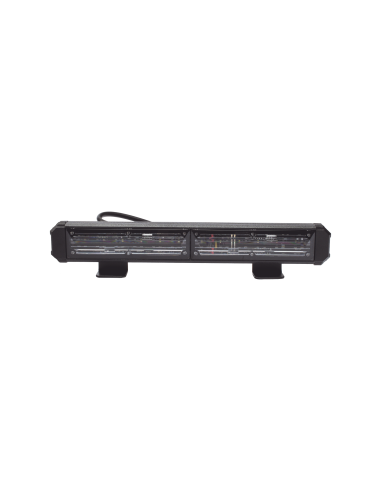 Barra de Luz de Advertencia, 2 Módulos de 6 LED, 11 Pulgadas Ámbar