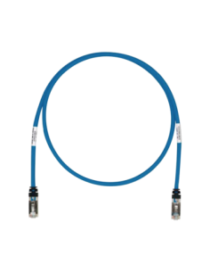 Patch Cord Cat6A, Blindado S/FTP, CM/LS0H, 10ft, Color Azul