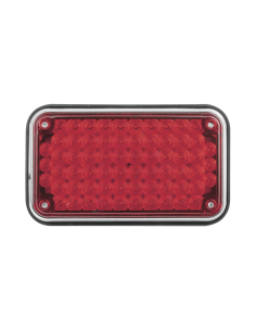 Luz de Advertencia de 6X4", Color Rojo, Ideal para Ambulancias