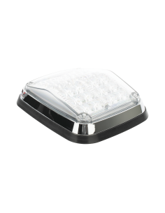 Luz de advertencia de 8 X 6", Color Claro, SAE, IP67, Ideal para Ambulancias