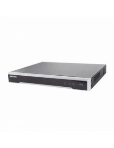 NVR 8 Megapixel (4K) / 8 canales IP / 8 Puertos PoE+ / Soporta Cámaras con AcuSense / 2 Bahías de Disco Duro / Switch PoE 250 mts / HDMI en 4K
