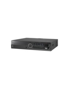 DVR 16 Canales TurboHD + 4 Canales IP / 4 Megapixel / 8 Bahías de Disco Duro / 16 Entradas de Audio Fisicas (Microfono por Separado) / 16 Entradas de Alarma / POS / H.265+