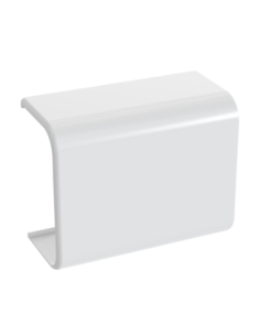 Unión recta, para uso con canaleta LD10, material ABS, Color Blanco