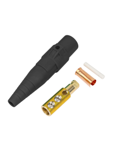 Conector Camlock Macho / 400 Amperes / AC 600V / Sección Cable 50-95 mm² / Abrazadera Compresión / Plástico Ingeniería / Vari