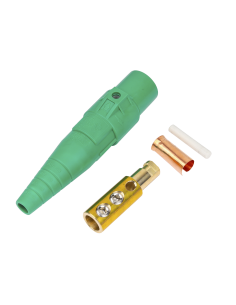 Conector Camlock Macho / 400 Amperes / AC 600V / Sección Cable 50-95 mm² / Abrazadera Compresión / Plástico Ingeniería / Vari