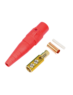 Conector Camlock Macho / 400 Amperes / 600V AC / Sección Cable 50-95 mm² / Compresión por Abrazadera / Plástico Ingeniería /