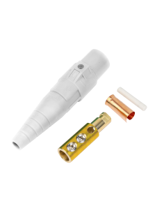 Conector Macho Camlock / 400 Amperes / 600V AC / Sección Cable 50-95 mm² / Abrazadera Compresión / Plástico Ingeniería / Múlt