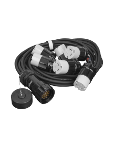 TOMACORRIENTE TIPO SOCAPEX CON DERIVACIÓN A 6 TOMAS TIPO NEMA L6