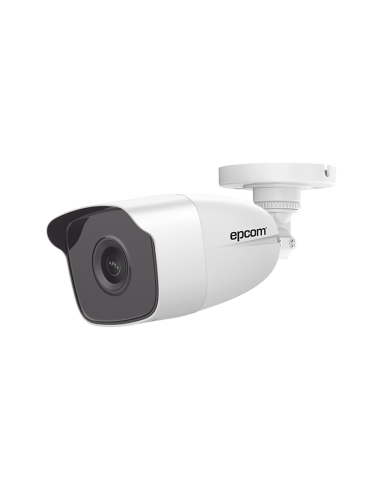 Bala TURBOHD 2 Megapíxeles (1080p) / METÁLICA / Gran Angular 103° / Lente 2.8 mm / IR EXIR 40 mts / Exterior IP66 / TVI-AHD-C