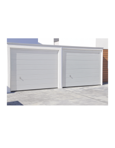 Sección para puerta de Garage / Lisa / Color blanco / Para GARAGE108 / Estilo Americana.