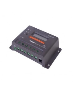 Controlador Solar de Carga y Descarga PWM 12/24V 20A con Display, Parámetros Configurables