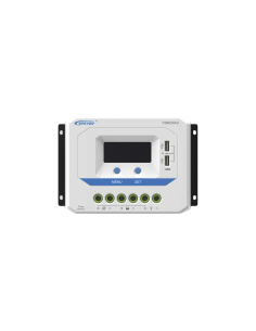 Controlador Solar de Carga PWM 12/24V 60 A, Salida USB, con Display