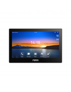 Monitor Audio/Video IP/SIP para interior, Wi-Fi, pantalla táctil de 7", Apertura remota
