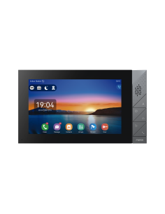 Monitor IP/SIP para interior con Android, Wi-Fi, Bluetooth, pantalla táctil de 7", audio de 2 vías, PoE, 8 interfaces de entr