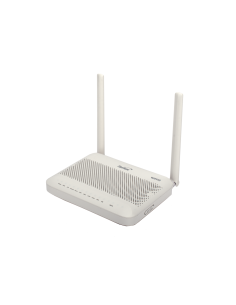 ONU GPON WiFi 6, (2.4/5 GHz), 2 Antenas de 5 dBi, Compatible con OLT de Terceros, 4 puertos Gigabit + 1 POTS + 2 USB, conecto