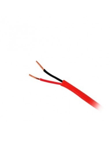 Bobina de 305 Metros / Alambre de Cobre / 2 x 16 AWG / Riser / Tipo FPLR, CL3R, C (UL) FT4 / Color Rojo / Para Aplicaciones e