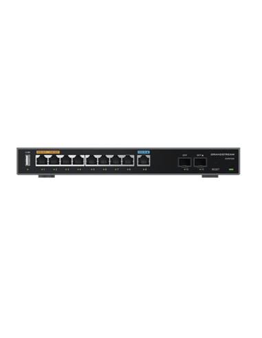 Router Gigabit VPN / Balanceador de cargas / 60,000 sesiones NAT / 9 puertos 10/100/1000 Mbps + 2 puertos SFP (WAN/LAN) / 1 p