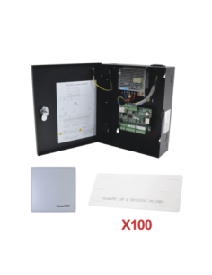 Kit para automatizar 1 ACCESO VEHICULAR con STICKERS en Parabrisas de vehiculos / Incluye Panel,  lector y 100 stickers / Software IVMS4200 incluido