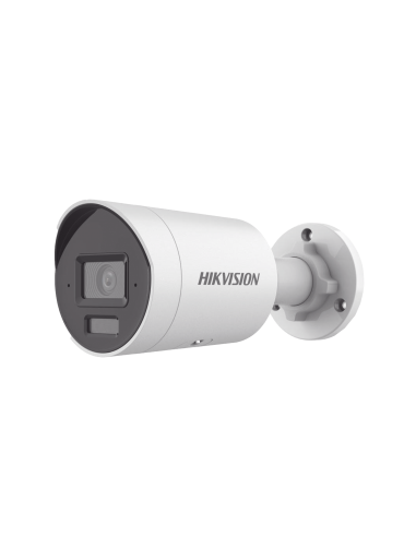 [Dual Light + 2 Micrófonos Integrados] Bala IP 2 Megapixel / Lente 2.8 mm / 40 mts Luz Blanca + 40 mts IR / ACUSENSE / Exteri
