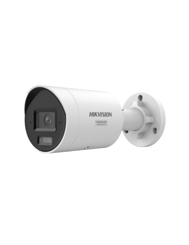 [Dual Light + ColorVu 3.0 + HikAI] Bala IP 6 Megapixel / Lente 2.8 mm / 40 mts IR + Luz Blanca / 2 Microfonos Integrados / Ex