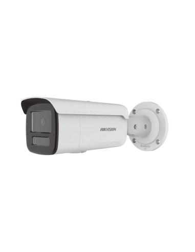 [Dual Light + 2 Micrófonos Integrados] Bala IP 8 Megapixel (4K) / Lente 4 mm / 80 mts Luz Blanca + 80 mts IR / ACUSENSE / Ext