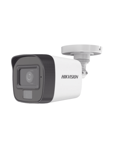 [Dual Light + ColorVu] Bala TURBOHD 2 Megapixel (1080p) / Lente 2.8 mm / 30 mts IR EXIR + 20 mts Luz Blanca / Micrófono Integ