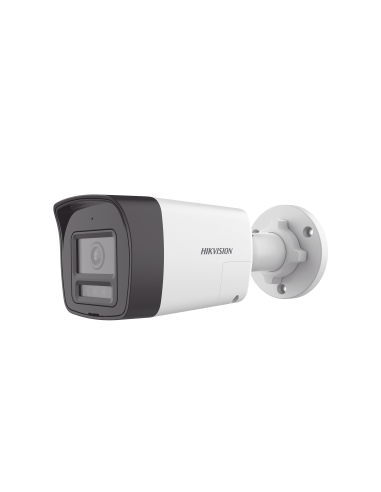 [Audio Bidireccional + Dual Light + ColorVu] Bala TURBOHD 3K (5 Megapixel) / Lente 2.8 mm Angulo de vision 112° / 30 mts IR E