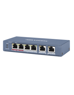 Switch PoE+ / No Administrable / 3 Puertos 10/100 Mbps 802.3 af/at (30 W) + 1 Puerto 10/100 Mbps Hi-PoE (60 W) / 2 Puertos 10