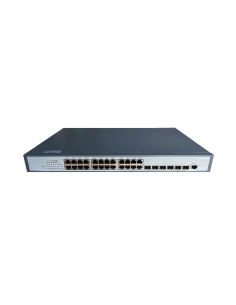 Switch Core Gigabit / Administrable Capa 3 / 24 Puertos 1000 Mbps / 6 Puertos SFP+ 10 G de Uplink / IGMP / VLAN / GRMP