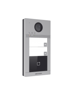 Videoportero IP 2 Megapixel / Llamada y Apertura Remota desde App Hik-Connect (requiere monitor) / PoE / Exterior IP65 + Anti