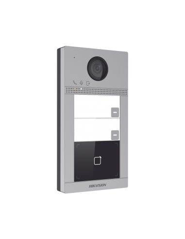 Videoportero IP 2 Megapixel / Llamada y Apertura Remota desde App Hik-Connect (requiere monitor) / PoE / Exterior IP65 + Anti