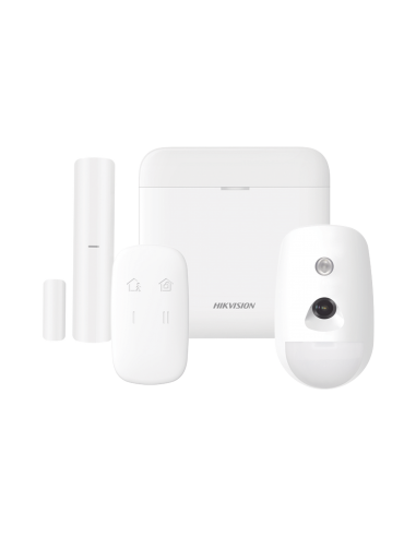 (AX PRO) KIT de Alarma AX PRO / Incluye: 1 Hub con bateria de respaldo / 1 Sensor PIR con Cámara / 1 Contacto Magnético / 1 C