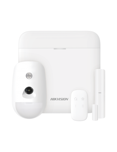 (AX PRO) KIT de Alarma AX PRO con GSM (3G/4G) / Incluye: 1 Hub / 1 Sensor PIR con Cámara / 1 Contacto Magnético / 1 Control R