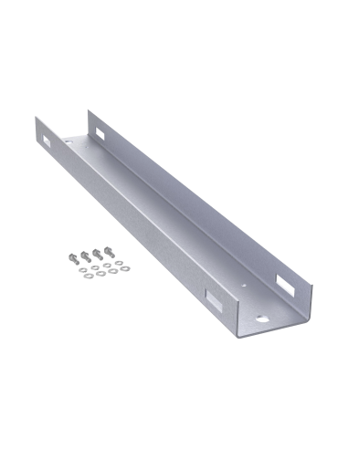 Montaje de Poste Para Gabinetes OSP ComLine de 600 mm de alto (12 UR), De Aluminio, Color Negro