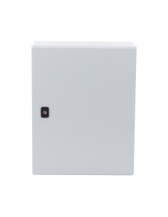 Gabinete de Uso Exterior NEMA 4/12 IP66 IK10, 500 x 400 x 260 mm, De Acero, Color Gris Claro