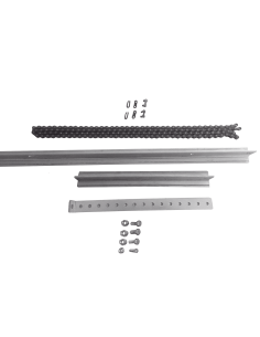 Extensión / Riel tipo T / 1mts.