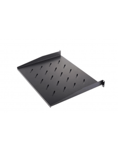 Charola para Soportar Equipos en Rack de 19" / Profundidad de 35 CM / Color Negro / 1 U Rack 2