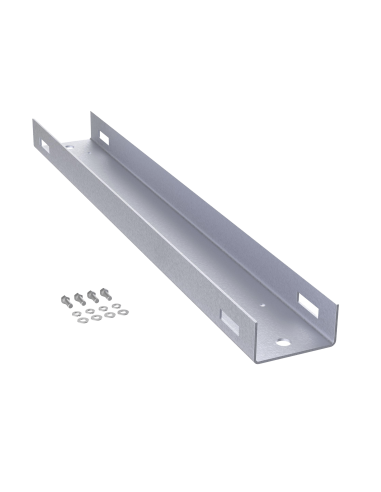 Montaje de Poste Para Gabinetes OSP ComLine de 1200 mm de alto (25 UR), De Aluminio, Color Negro