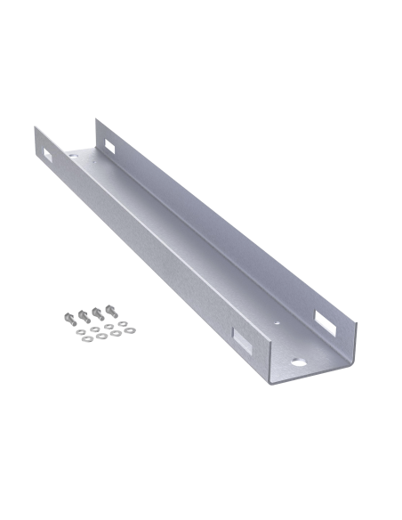 Montaje de Poste Para Gabinetes OSP ComLine de 1200 mm de alto (25 UR), De Aluminio, Color Negro