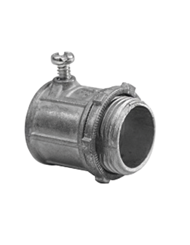 Conector de 1/2" para Tubo Pared Delgada con Tornillos Opresores.