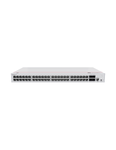 Switch de Acceso Gigabit Administrable PoE Capa 2 / 48 puertos 10/100/1000 Mbps (PoE) / 4 Puertos 10GE SFP+ Uplink / ERPS / I