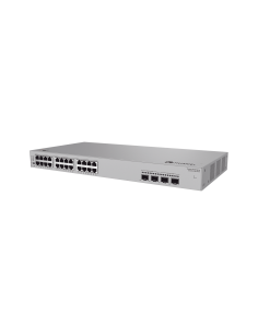 Switch de Acceso eKit Administrable / Capa 2 / 24 Puertos PoE+ Gigabit + 2 Puertos SFP (2.5 Gbps) + 2 Puertos SFP+ / PoE Perp