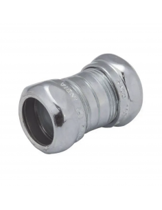 Cople Compresión de Acero Galvanizado para Pared Delgada de 3/4" .