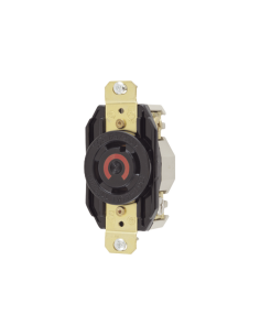 Receptáculo con Bloqueo de Media Vuelta Industrial 30 a 125/250 V CA / 3 Polos 4 Hilos / Nema L14-30R.