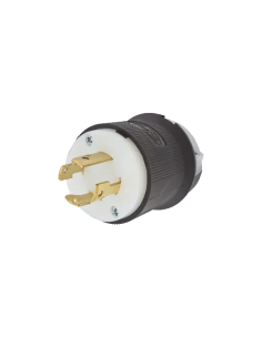 Clavija con Bloqueo de Media Vuelta Industrial 30 A 250 V CA / 3 Polos 4 Hilos / Nema L15-30P.