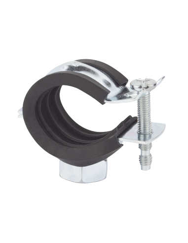 Abrazadera isofónica instalación rápida 1 1/2" (48 mm).