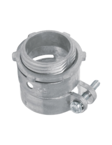 Conector recto para tubo flexible de 3/4" (19 mm)