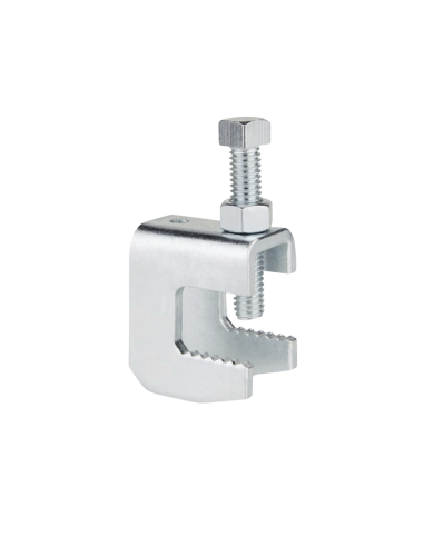 Mordaza de Acero Fija barras de 1 1/4", para varilla roscada de 1/2".